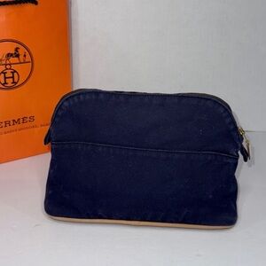 Hermes Bolide Cometic Pouch  no box or dust bag Dimensions: L 5 W7.8 D2.75